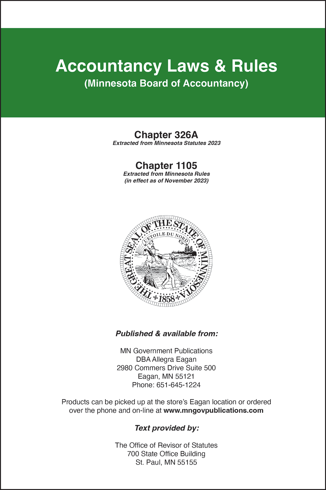 Accountancy Laws & Rules