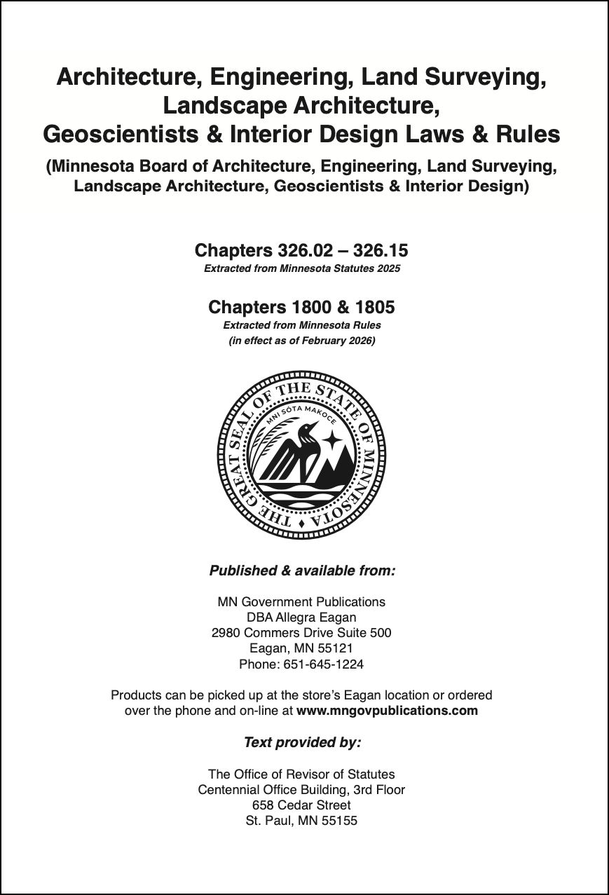 Architects & Engineering Laws & Rules