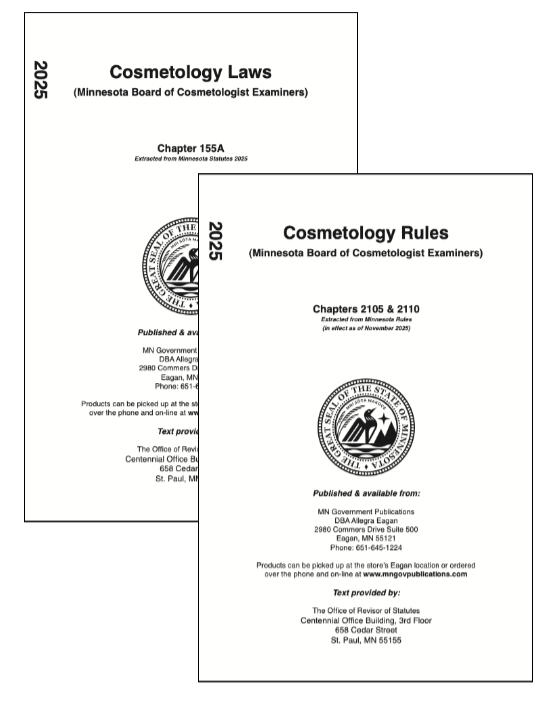 Cosmetology Laws & Cosmetology Rules Book Set