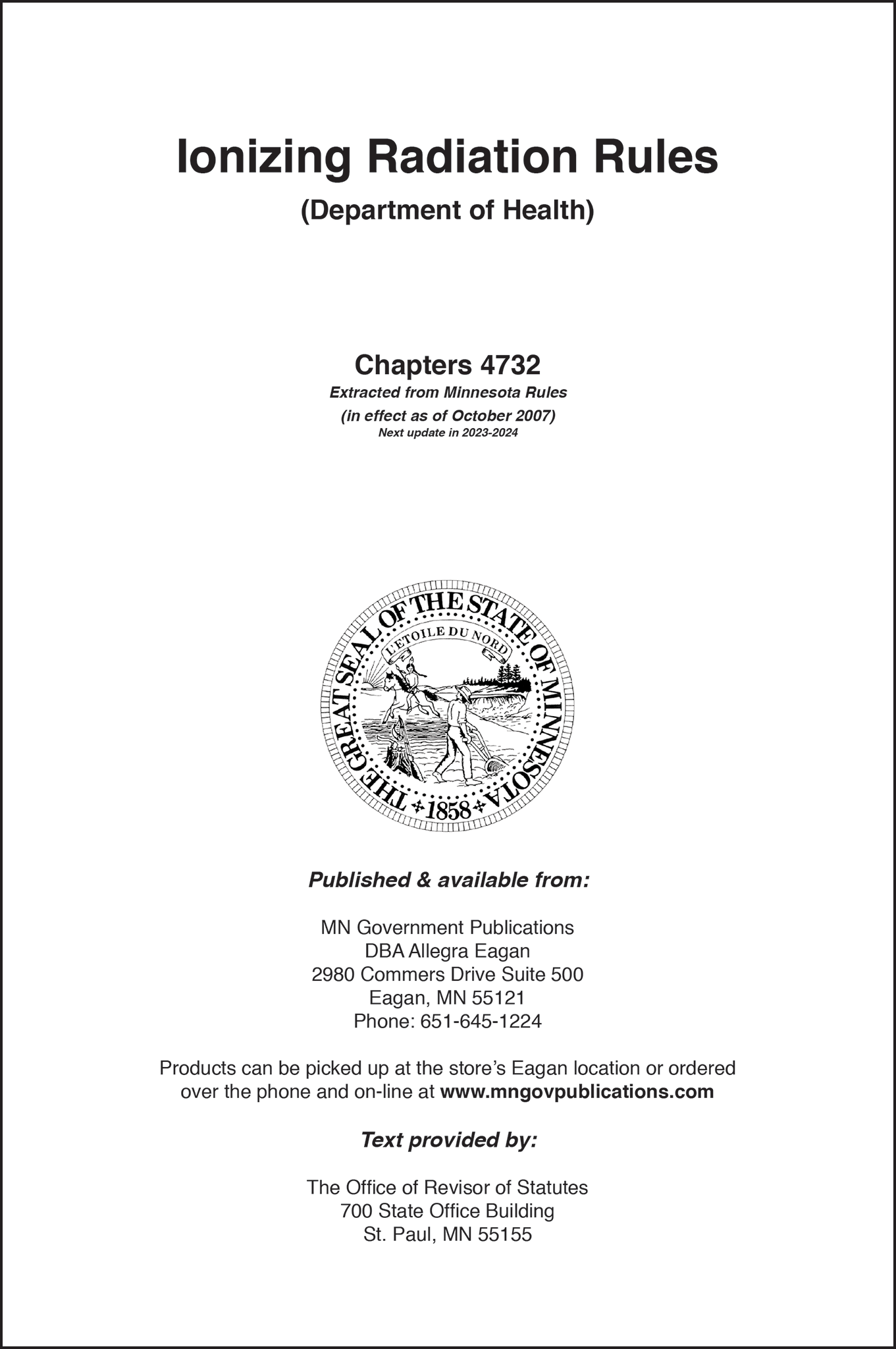 Ionizing Radiation Rules