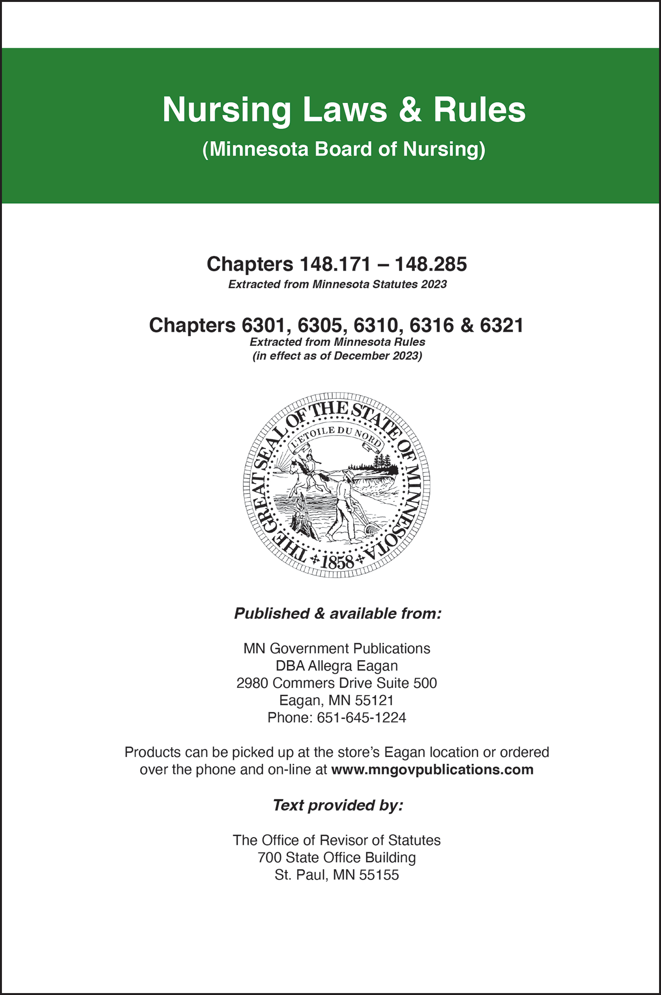 Nursing Laws & Rules