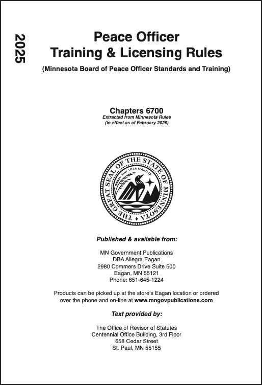 Peace Officer Training Rules