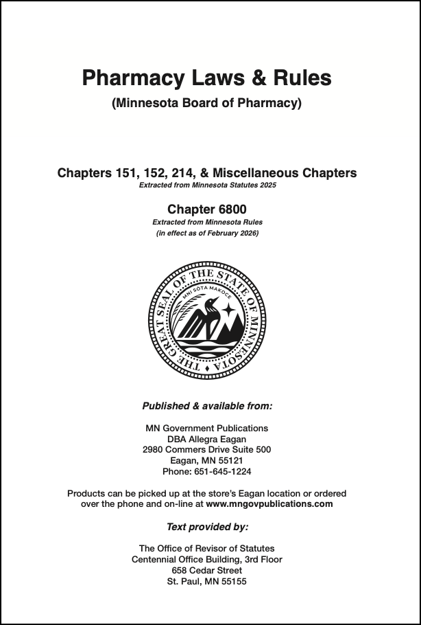 Pharmacy Laws & Rules