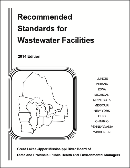 Recommended Standards for Wastewater Facilities (Book)