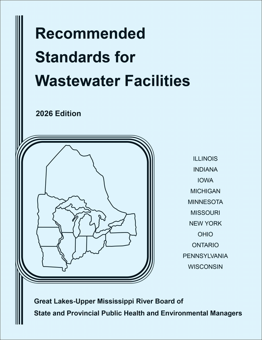 Recommended Standards for Wastewater Facilities (Book & Download)